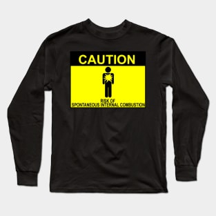 CAUTION risk of explosion Long Sleeve T-Shirt